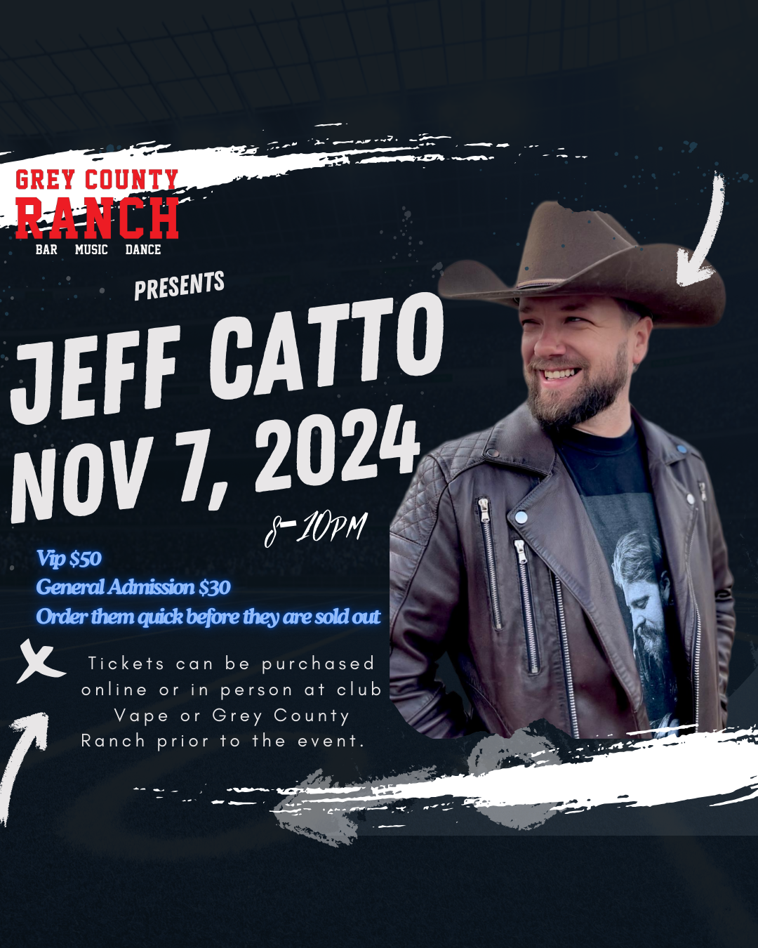 Event image Jeff Catto performing at Grey County Ranch